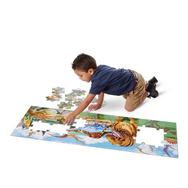 Melissa &amp; Doug® 48pc. Land of Dinosaurs Floor Puzzle