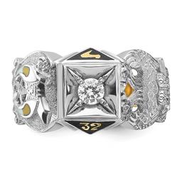 Mens Gentlemen’s Classics™ 14kt. Gold 1/5ctw. Diamond Rite Ring