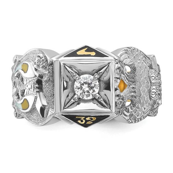 Mens Gentlemen’s Classics™ 14kt. Gold 1/5ctw. Diamond Rite Ring