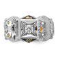 Mens Gentlemen’s Classics™ 14kt. Gold 1/5ctw. Diamond Rite Ring - image 4