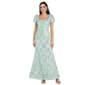 Womens R&M Richards Short Sleeve Peplum Soutache Gown - image 1