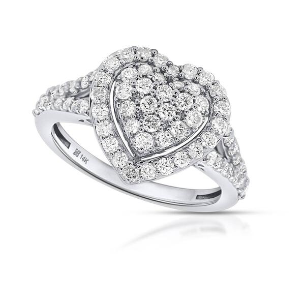 Nova Star&#40;R&#41; 1ctw. Lab Grown Diamond Heart Shape Ring - image 