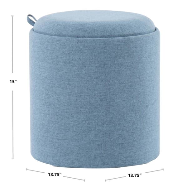 LumiSource Tray Contemporary Nesting Ottoman Set