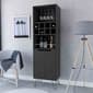 FM FURNITURE Sheffield H Bar Black Cabinet - image 2