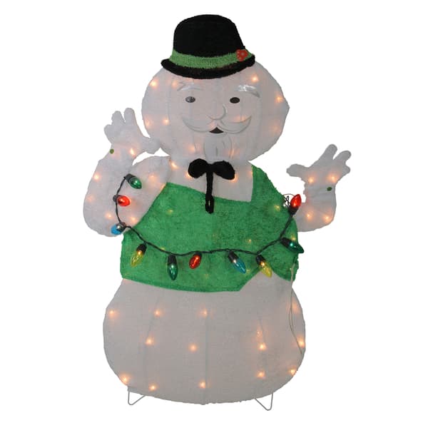 Northlight Seasonal 33in. Sam the Snowman Christmas Outdoor Decor - image 