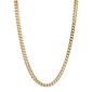Mens Lynx Stainless Steel Thin Foxtail Chain Necklace - image 1