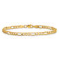 Gold Classics&#8482; 10kt. Yellow Gold Figaro Chain Bracelet - image 2