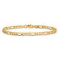Gold Classics&#8482; 10kt. Yellow Gold Figaro Chain Bracelet - image 2
