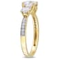 Diamond Classics™ 10kt. Yellow Gold Moissanite Ring - image 2
