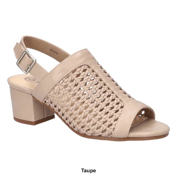 Womens Bella Vita Adley Slingback Block Heel Sandals