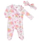 Baby Girl &#40;NB-9M&#41; Mini Hop Floral Bird & Dot Footie Pajamas - image 1