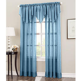 Erica Crushed Voile Ascot Valance- 51x24