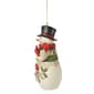 Jim Shore Heartwood Creek Snowman w/ Cardinal Christmas Ornament - image 3