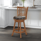 HH2 Home Fairfox Wood Counter Height Swivel Stool - image 1