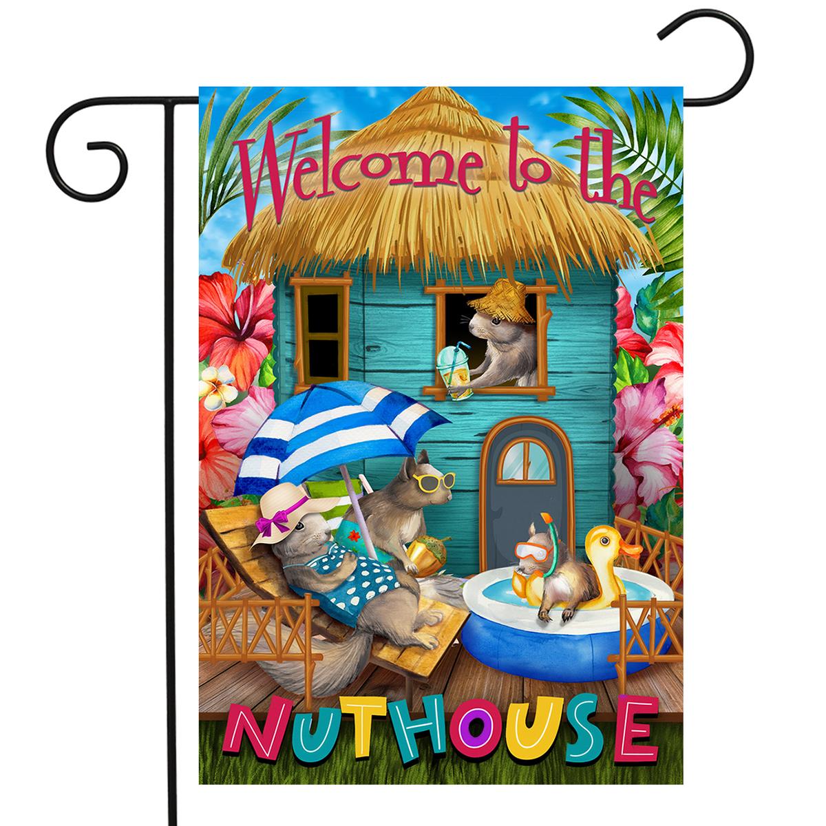 Briarwood Lane Summer Nuthouse Garden Flag