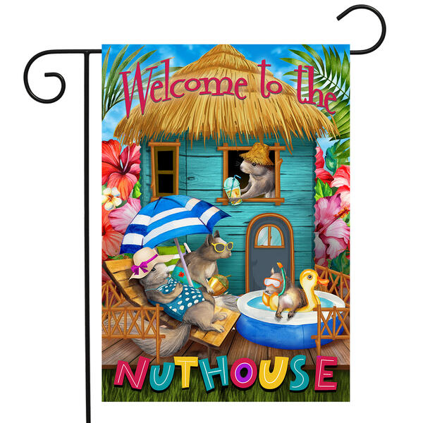 Briarwood Lane Summer Nuthouse Garden Flag - image 