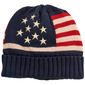 Young Mens Altare Americana Stars & Stripes Knit Beanie Hat - image 1