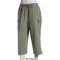Plus Size Hasting & Smith Drawcord Tie Cargo Capris - image 5