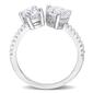 Gemstone Classics&#8482; Sterling Silver Moissanite Ring - image 3