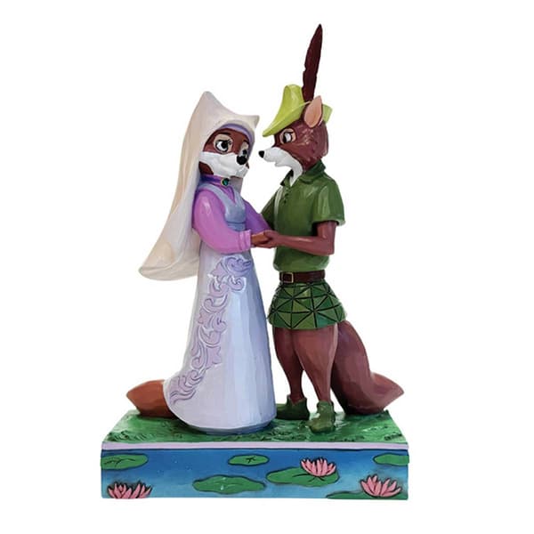 Jim Shore Disney Traditions Robin Hood & Maid Mariane Figurine - image 