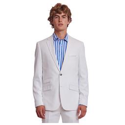 Mens Paisley & Gray Jacket - White Shark
