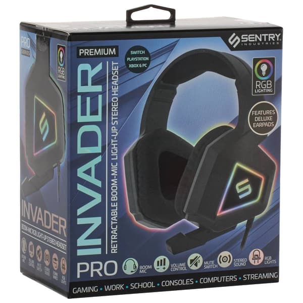 Sentry Invader Light Up Gaming Headphone - image 