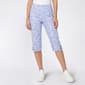 Plus Size Napa Valley Paisley Super Stretch Tab Capris - image 1