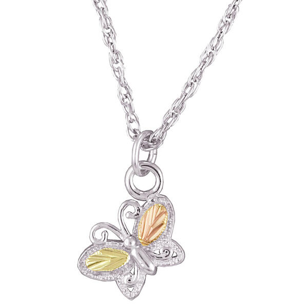 Gold Classics&#40;tm&#41; Black Hills Gold Butterfly Pendant - image 