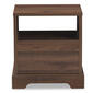 Baxton Studio Burnwood 1 Drawer Nightstand - image 7