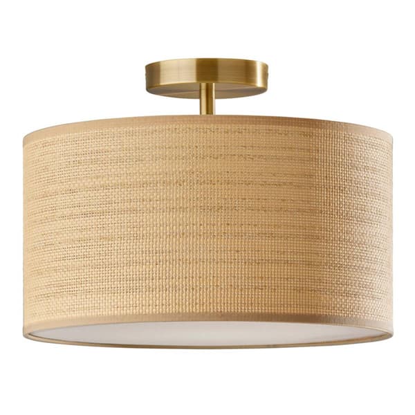 Adesso Harvest Light Ceiling Flush Mount Fixture - image 