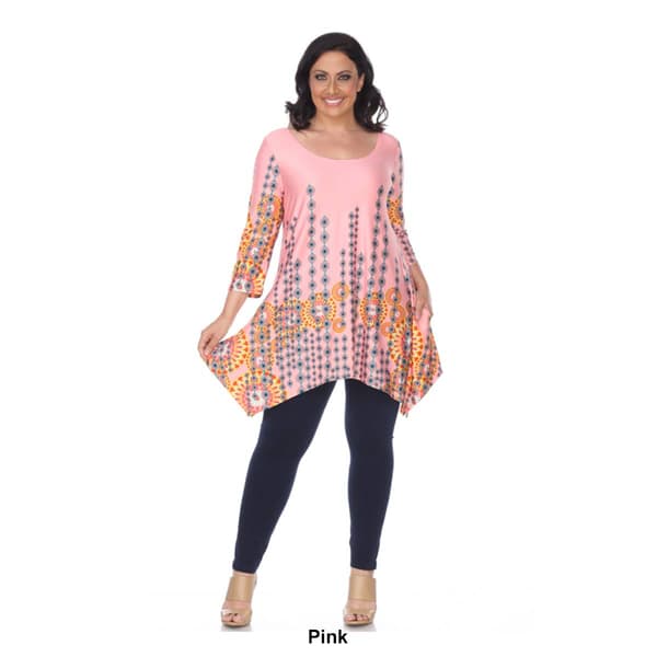 Plus Size White Mark Rella Tunic Top