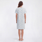 Womens Elegant Dreams Short Sleeve Cotton Floral Nightgown - image 2