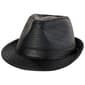 Womens Madd Hatter Faux Crocodile Leather Fedora - image 2