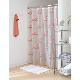 Flamingo PEVA Shower Curtain