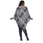 Plus Size White Mark Dakota Poncho - Grey/Beige - image 2
