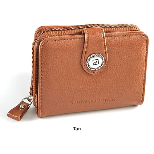 Womens Stone Mountain Ludlow Small Zip Around Wallet