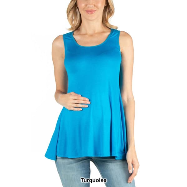 Plus Size 24/7 Comfort Apparel Maternity Tank Top