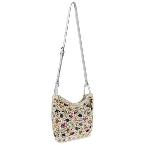 The Sak Los Feliz Floral Slouchy Crochet Crossbody