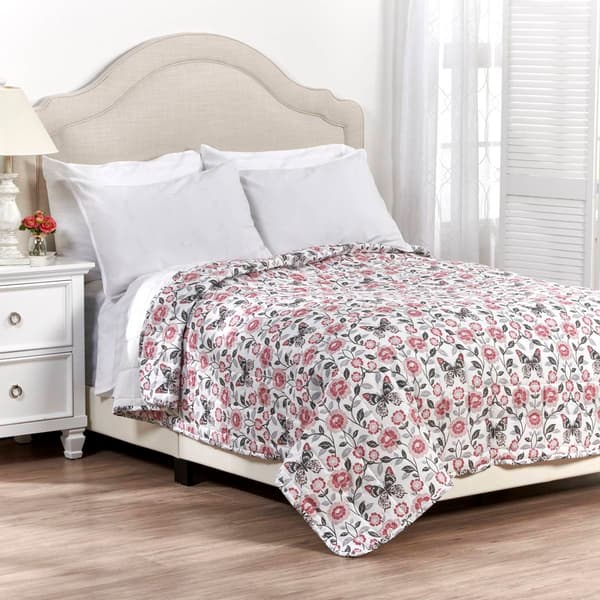 Ashley Cooper(tm) Butterfly & Damask Quilt - image 