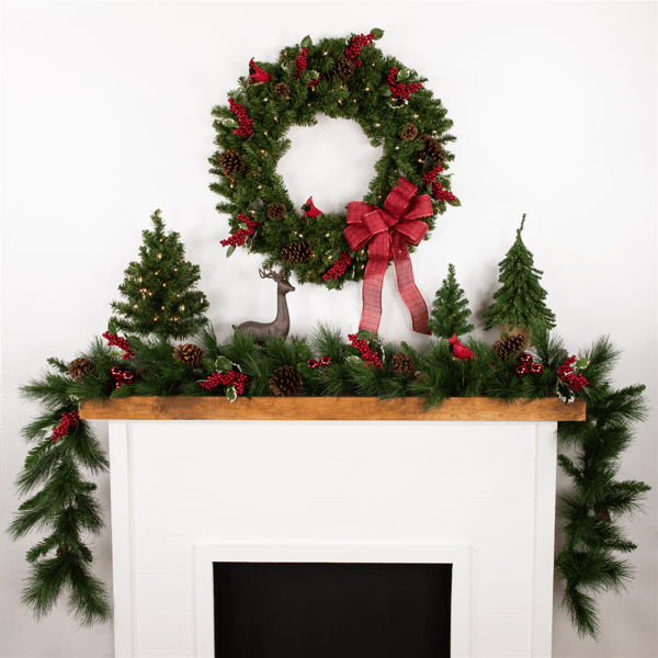 Northlight 18in. Pre-Lit Medium Canadian Pine Christmas Tree