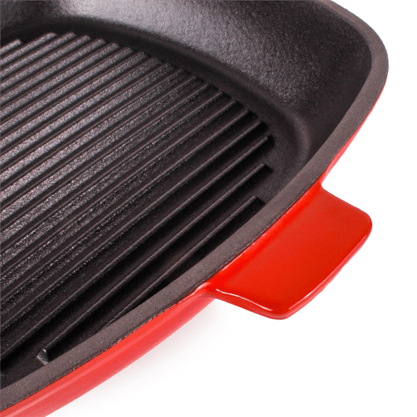 BergHOFF Neo 3pc. Cast Iron Grill Pan & Dutch Oven Cookware Set