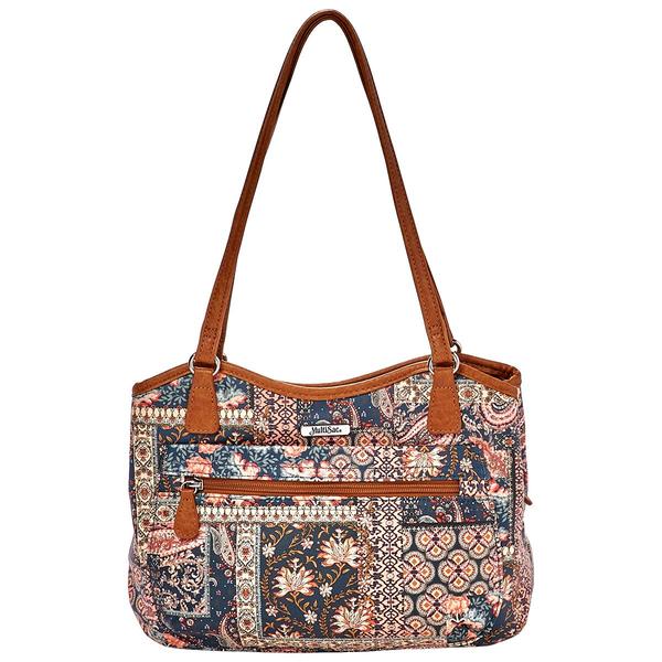 MultiSac Oakland Java Patchwork 4 Poster Shoulder Bag - image 
