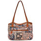 MultiSac Oakland Java Patchwork 4 Poster Shoulder Bag - image 1