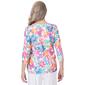 Womens Alfred Dunner Paradise Island Floral Butterfly Tee - image 2