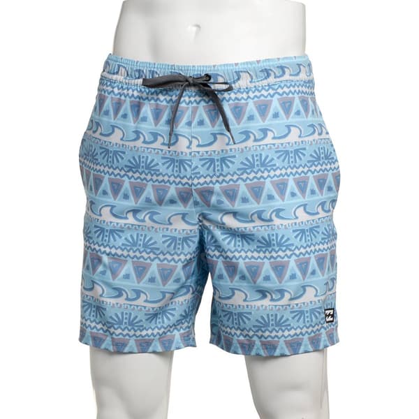 Young Mens Billabong Pushpin Volley Swim Trunks