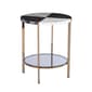 Southern Enterprises Cortinada Round Faux Marble End Table - image 3
