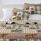 FreshFolds Matthew 3pc. Reversible Green Patchwork Quilt Set - image 3