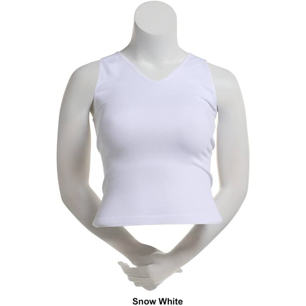 Juniors Plus One Step Up Seamless Wear Two Ways Tank Top
