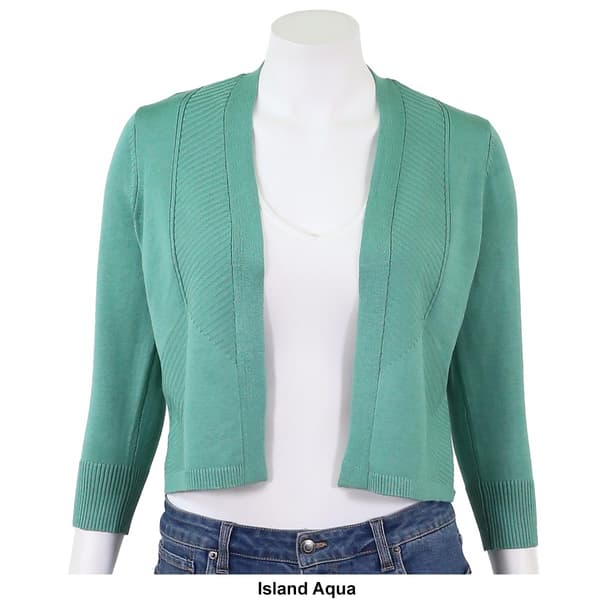 Petite 89th &amp; Madison Princess Seam Directional Rib Shrug