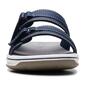 Womens Clarks&#174; Breeze Piper Navy Slide Sandals - image 3
